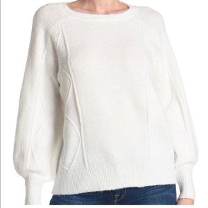 Sweet Romeo Drama Sleeve Sweater NWT